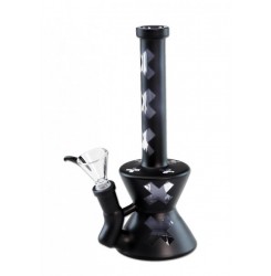 Bong with Crosses Matt black